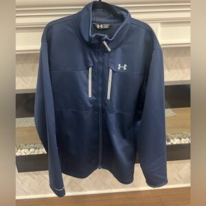 Under Armour Navy Full-Zip Cold Gear Infrared Performance Jacket 3XL